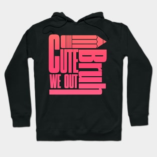 Bruh We Out Teachers Summer Retro Last Day Of School Teacher Hoodie